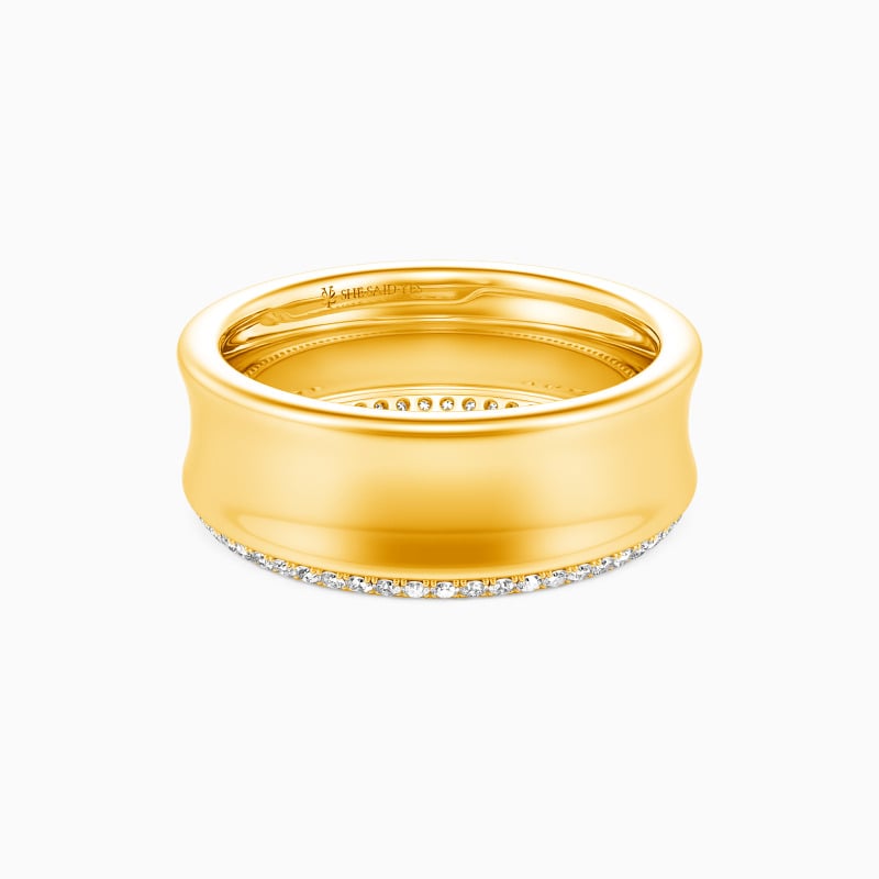 "Trust Your Intuition" Classic Wedding Ring