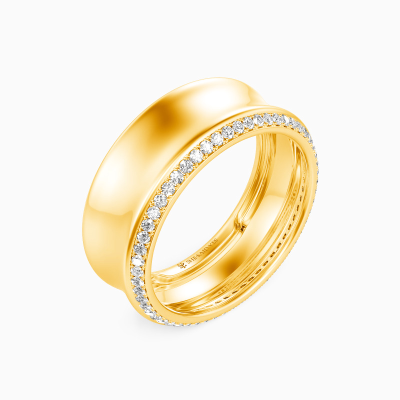 "Trust Your Intuition" Classic Wedding Ring