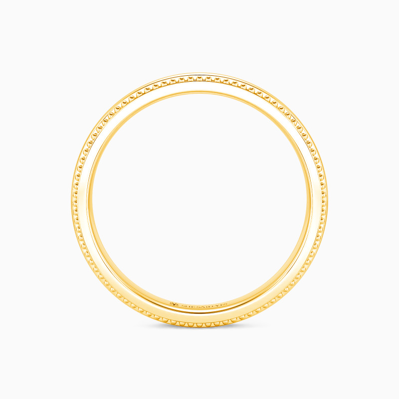 "All Our Yesterdays Forward" Classic Wedding Band