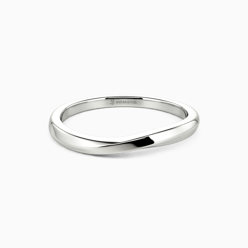 "Invisible Threads of Love" Men's Wedding Band