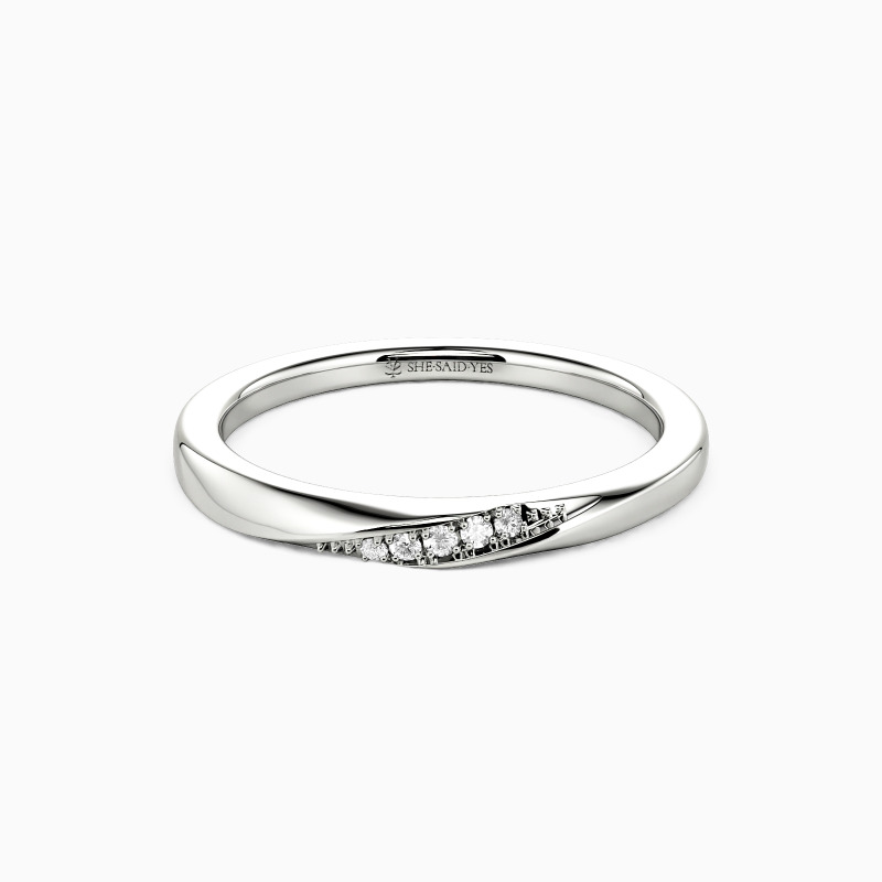 「時が止まった日」クラシック エングレーブ 結婚指輪 1.9mm幅