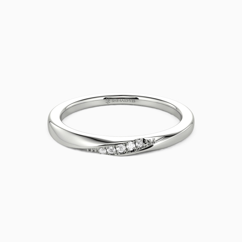 「時が止まった日」クラシック エングレーブ 結婚指輪 1.9mm幅