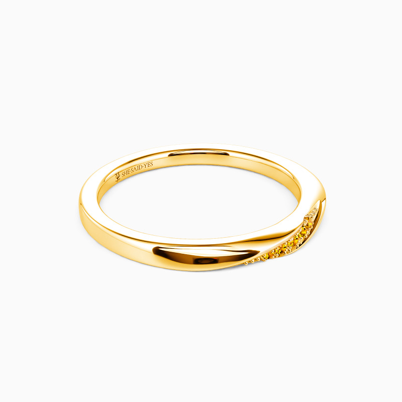 "The Day Time Stood Still" Classic Wedding Band