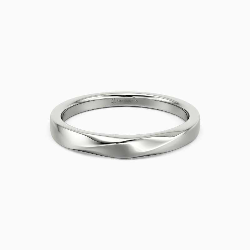 "The Day Time Stood Still" Men's Wedding Band