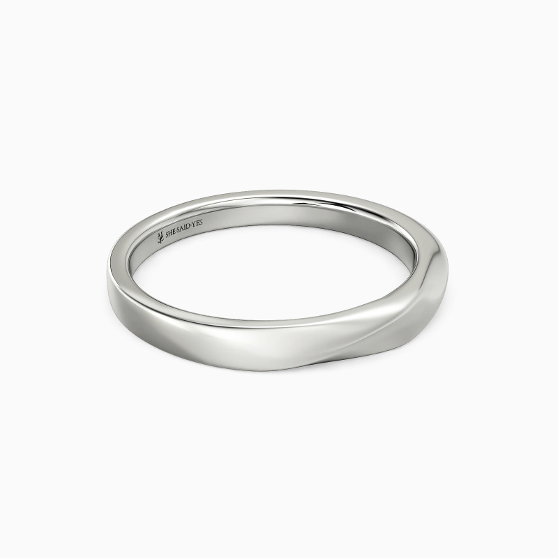 "The Day Time Stood Still" Men's Wedding Band