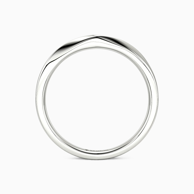 "The Day Time Stood Still" Men's Wedding Band