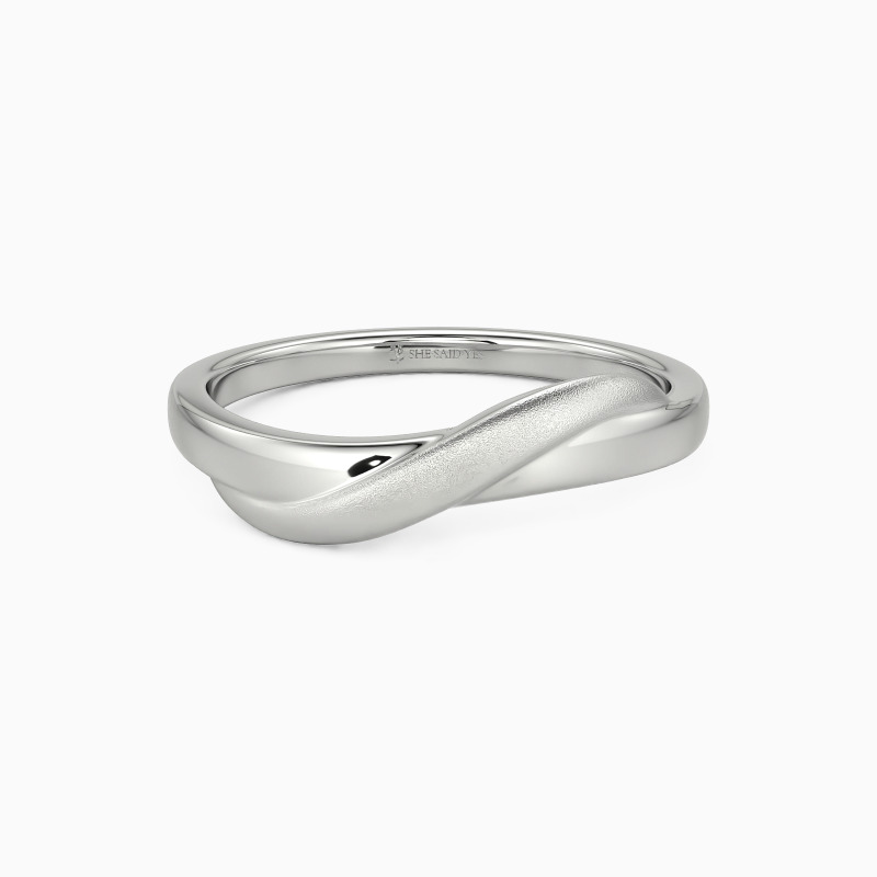 「無限の時間」ツイスト 結婚指輪 