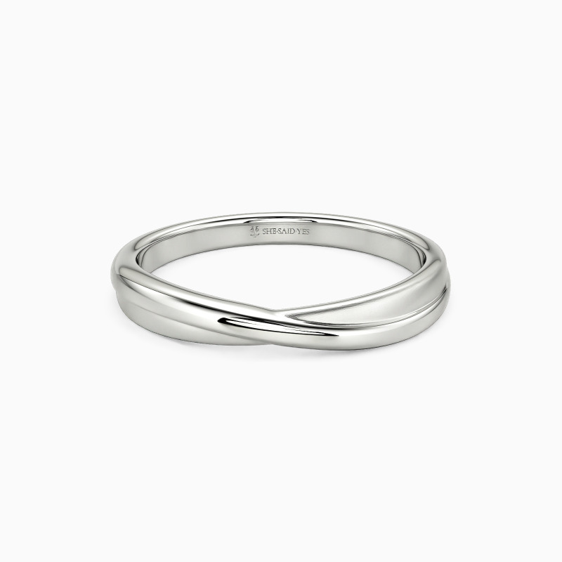 "To All the Yesterdays Ahead" Men's Wedding Ring