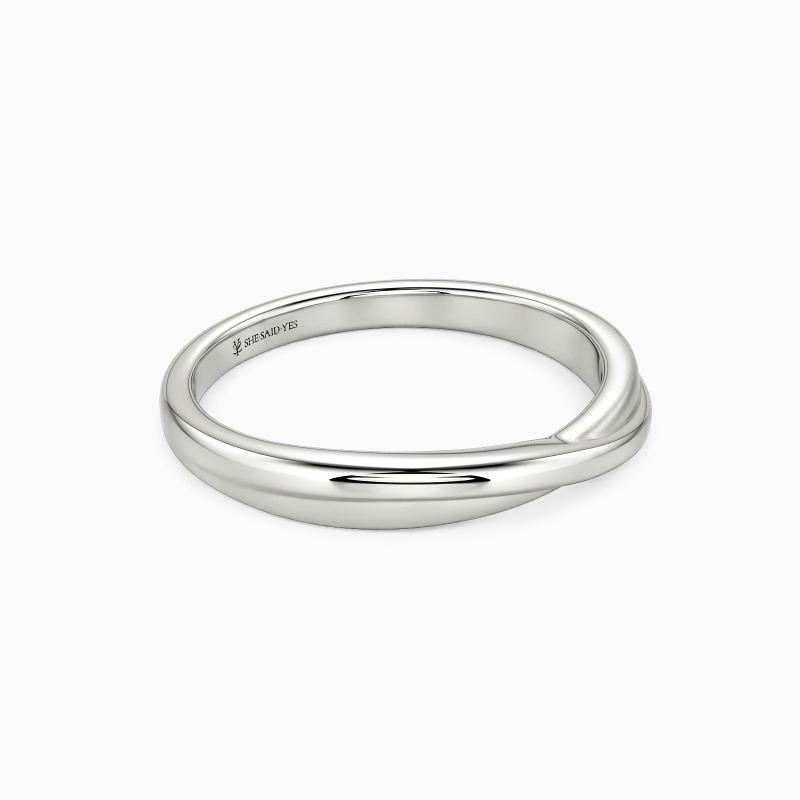 "To All the Yesterdays Ahead" Men's Wedding Ring