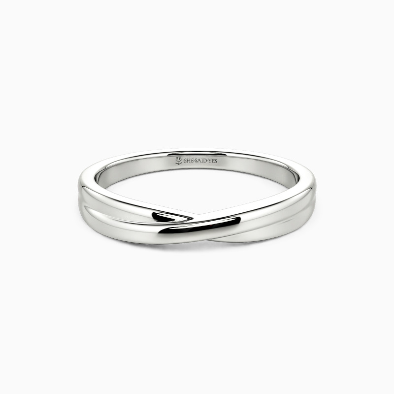 "Every Step With You" Men's Wedding Band