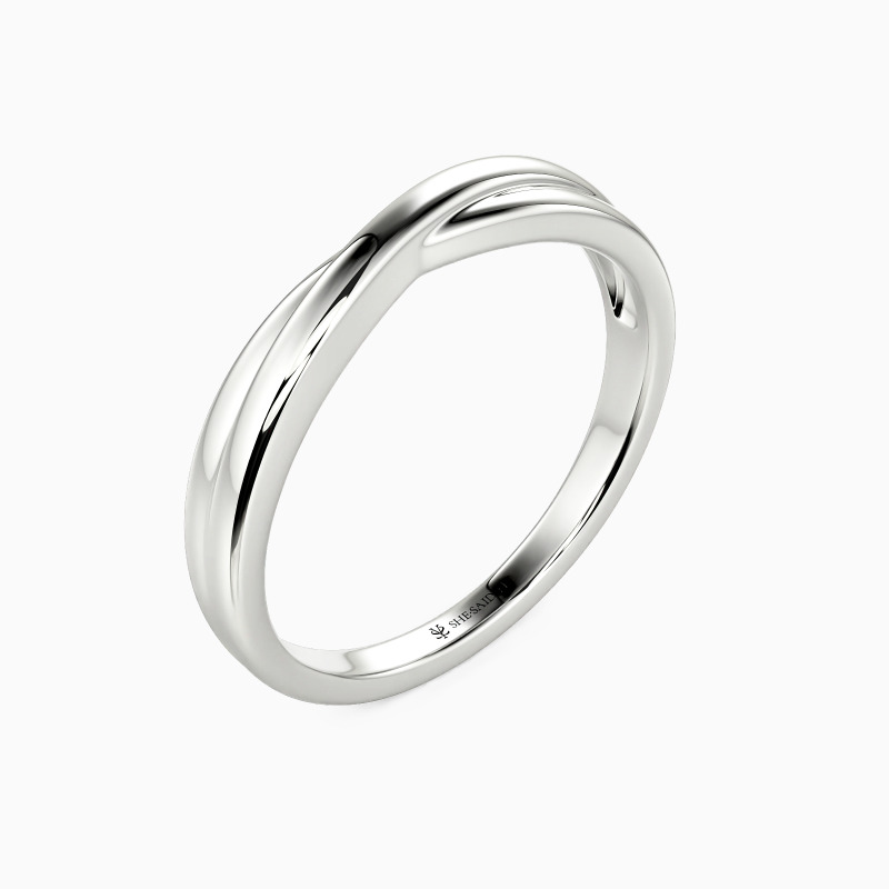 "Every Step With You" Men's Wedding Band