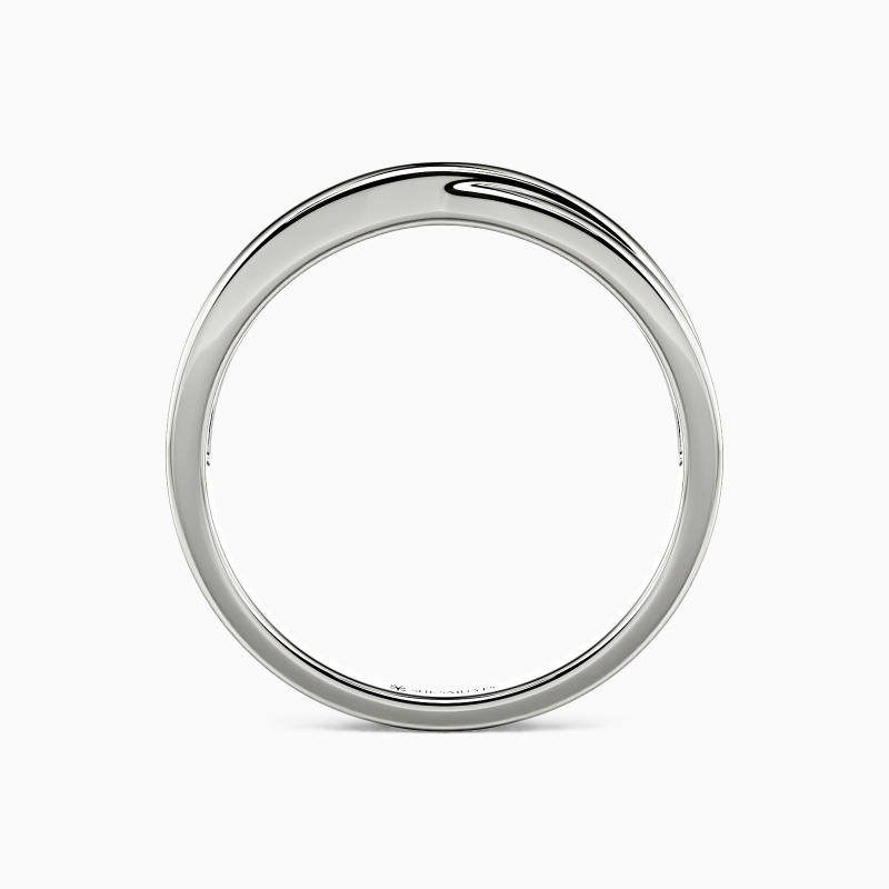 "Every Step With You" Men's Wedding Band