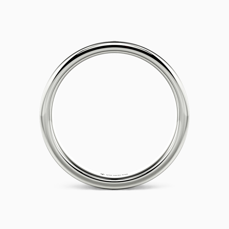 "Silhouettes of Us" Men's Wedding Band