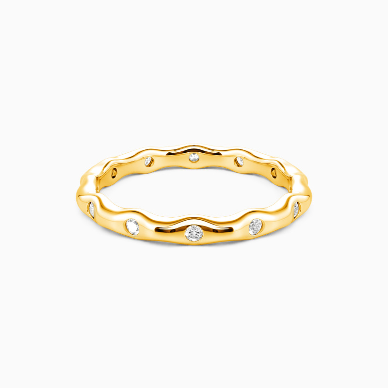 "Timeless Tides" Classic Wedding Band