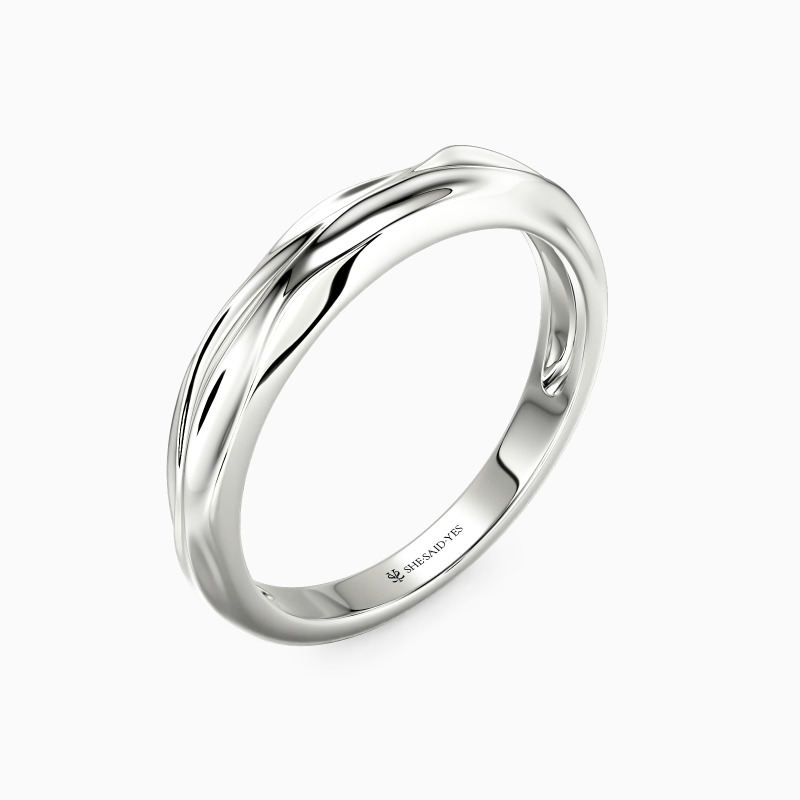 "The Ripples in My Heart" Men's Wedding Band