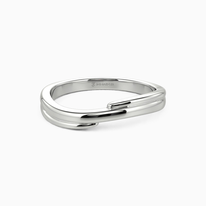 "Almost Touching, Always Holding" Men's Wedding Ring
