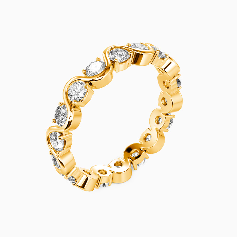 "The Beauty of Life" Eternity Wedding Ring
