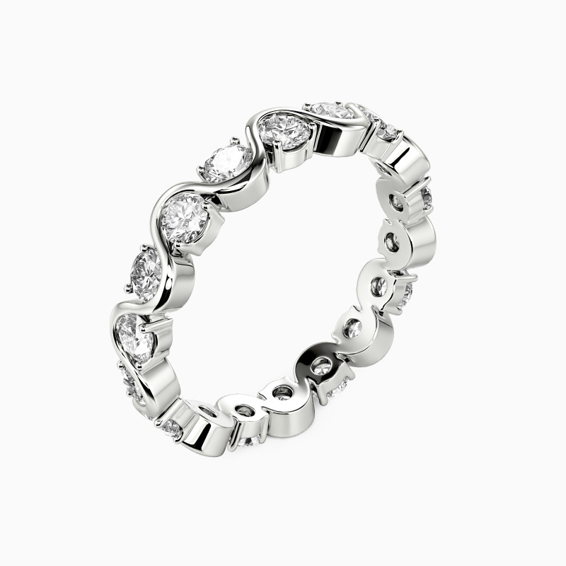 "The Beauty of Life" Eternity Wedding Ring