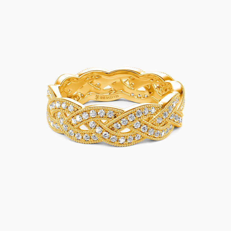 " Fallin' All In You" Eternity Wedding Ring
