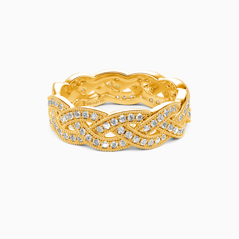 " Fallin' All In You" Eternity Wedding Ring
