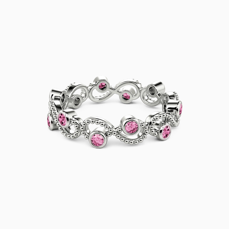 " Because of You" Stackable Wedding Ring