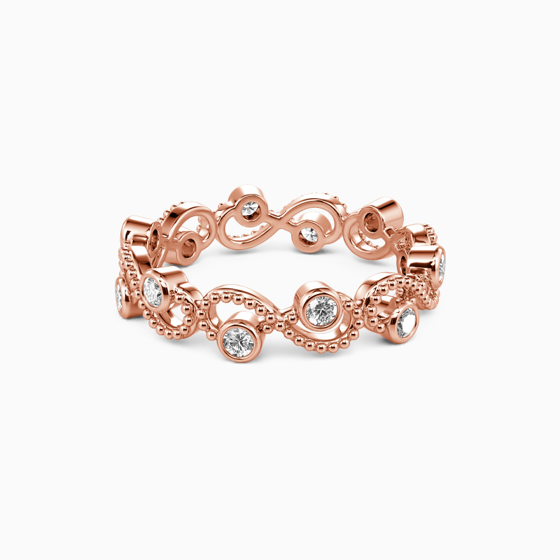" Because of You" Stackable Wedding Ring