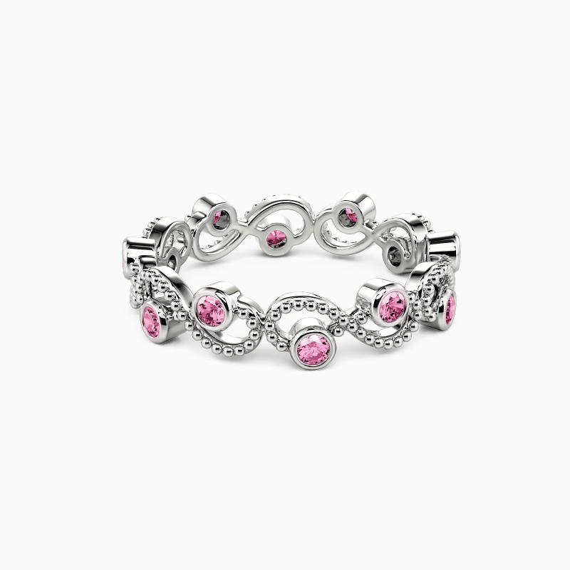 " Because of You" Stackable Wedding Ring