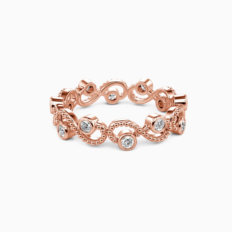 " Because of You" Stackable Wedding Ring