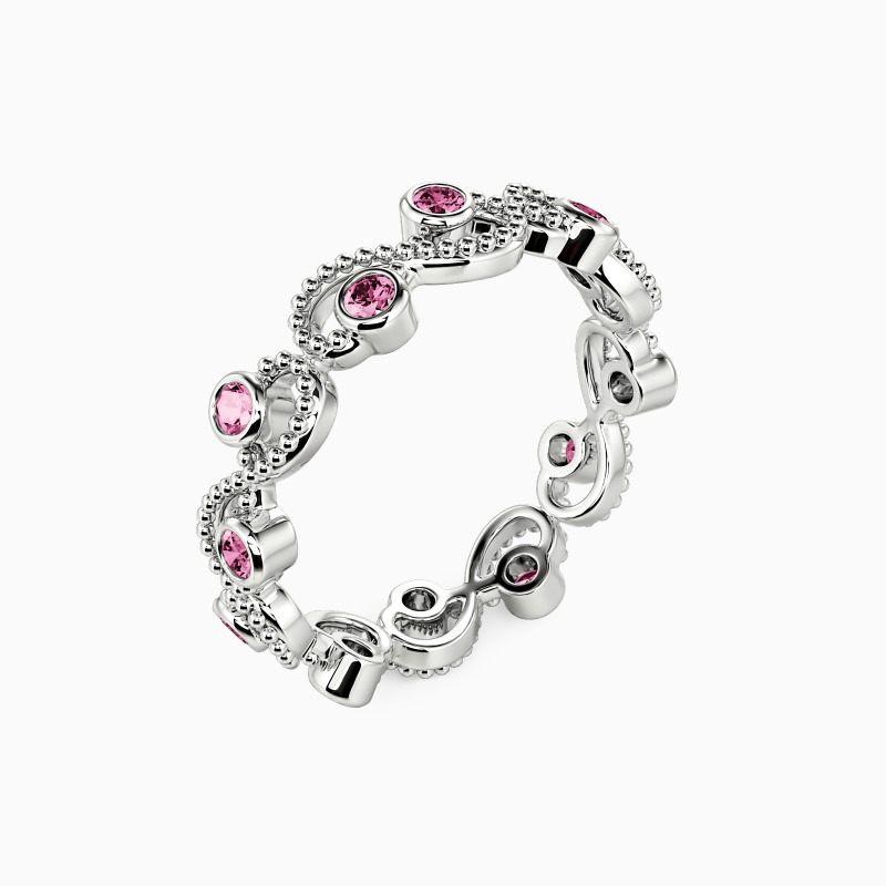 " Because of You" Stackable Wedding Ring