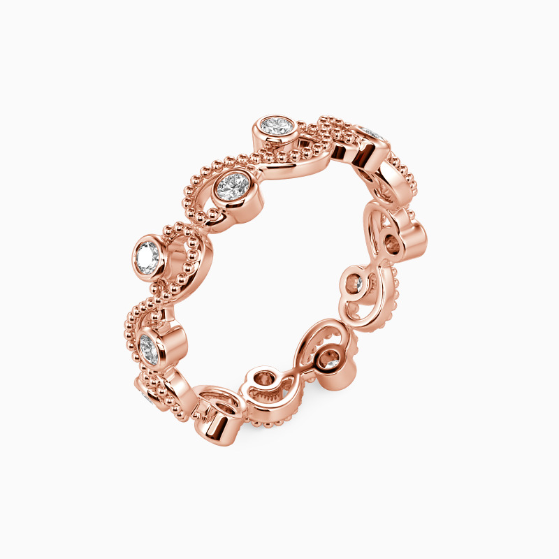 " Because of You" Stackable Wedding Ring