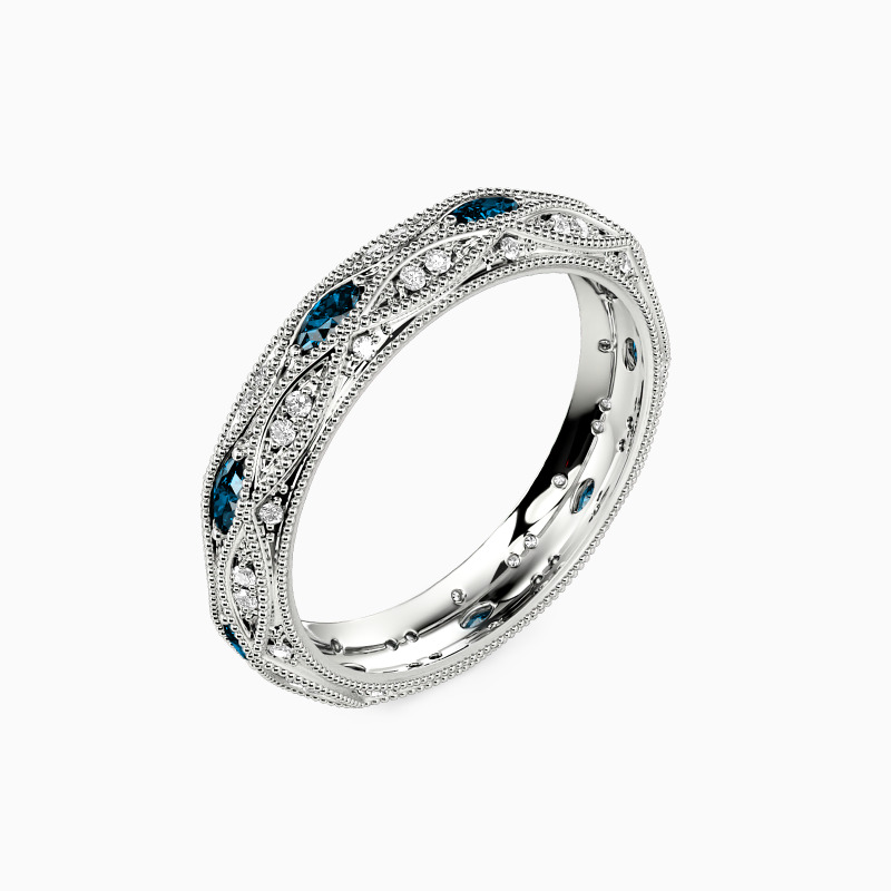 "Love Is Love" Eternity Wedding Ring