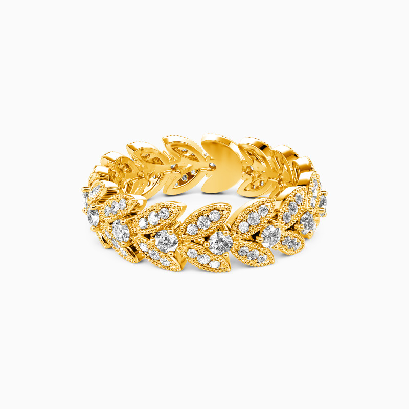"Fragrance of Wheat" Eternity Wedding Ring