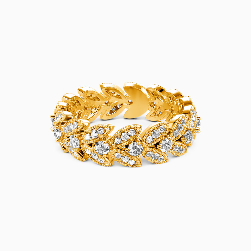 "Fragrance Of Wheat" Eternity Wedding Ring