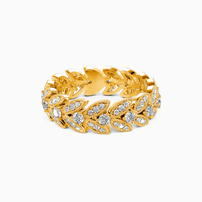 "Fragrance Of Wheat" Eternity Wedding Ring