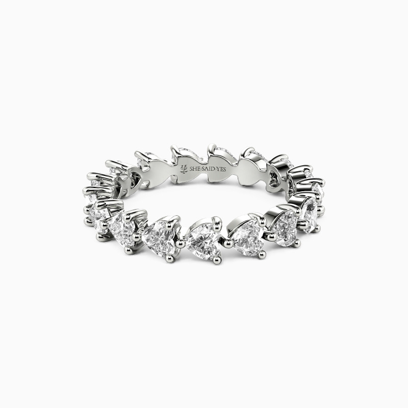 "L'amour brille dans tes yeux" Bague de mariage éternité