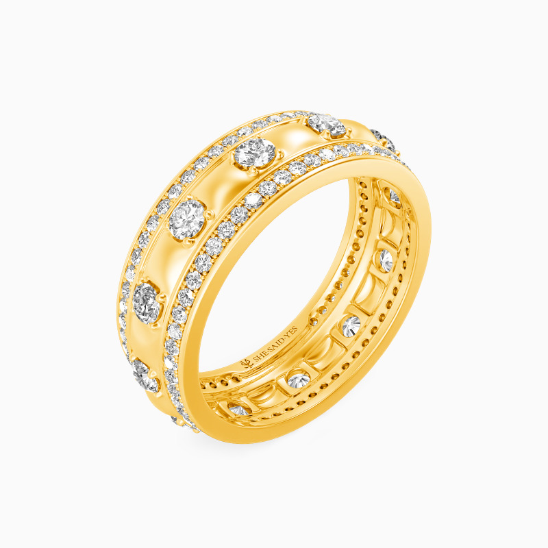 "Time After Time" Eternity Wedding Ring