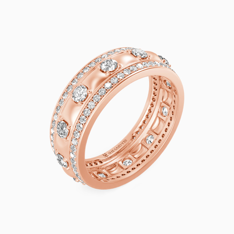 "Time After Time" Eternity Wedding Ring