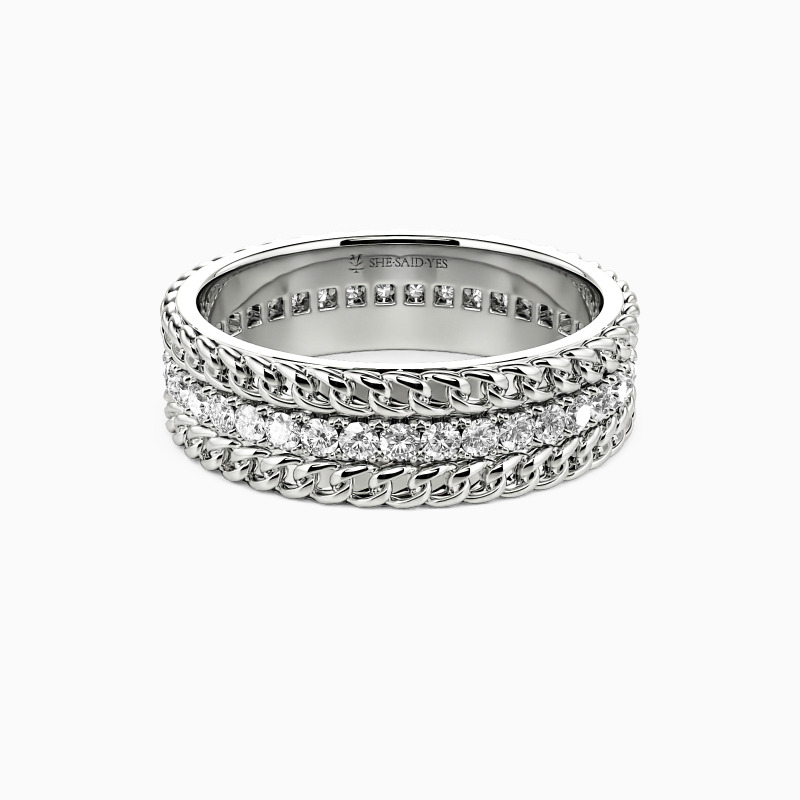 "Poet in Love" Eternity Wedding Ring