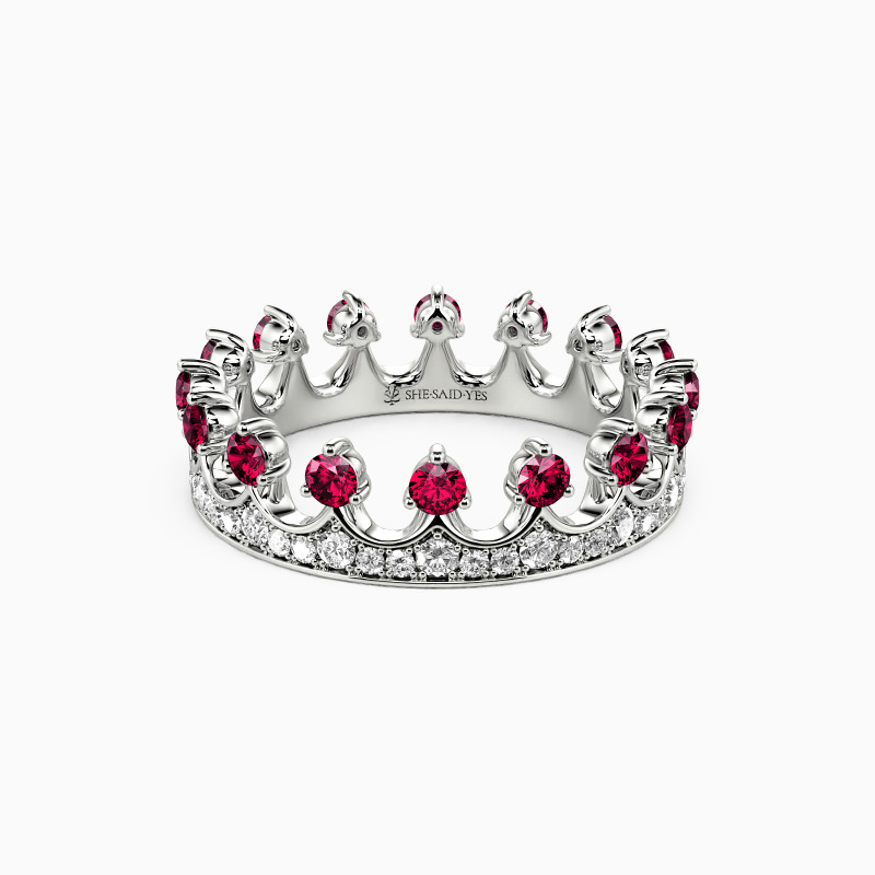"Love Crown" Eternity Wedding Ring