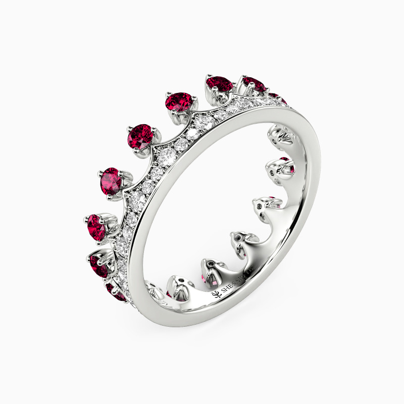 "Love Crown" Eternity Wedding Ring