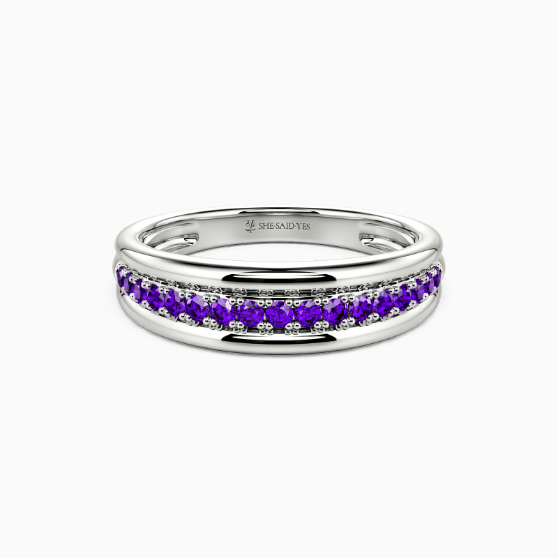 "Forever Together"Men's Wedding Ring