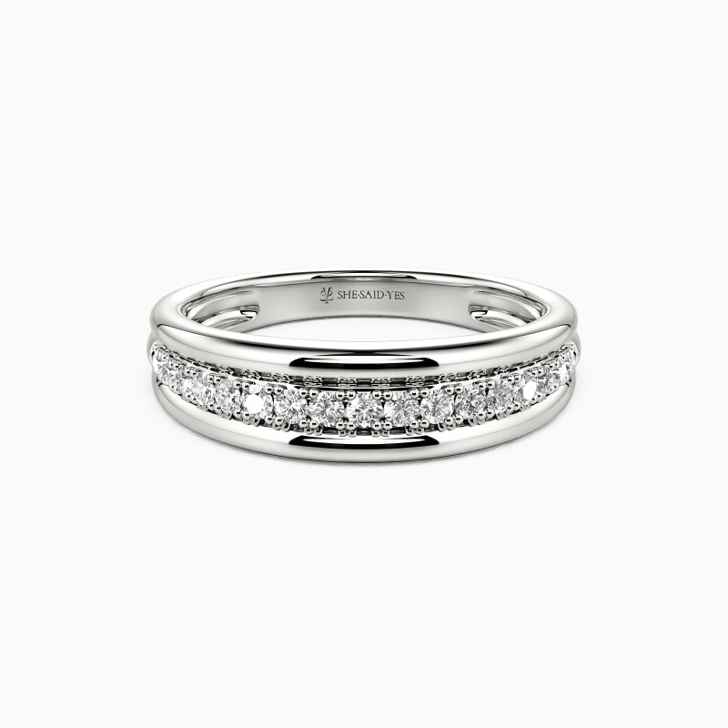 "Forever Together"Men's Wedding Ring