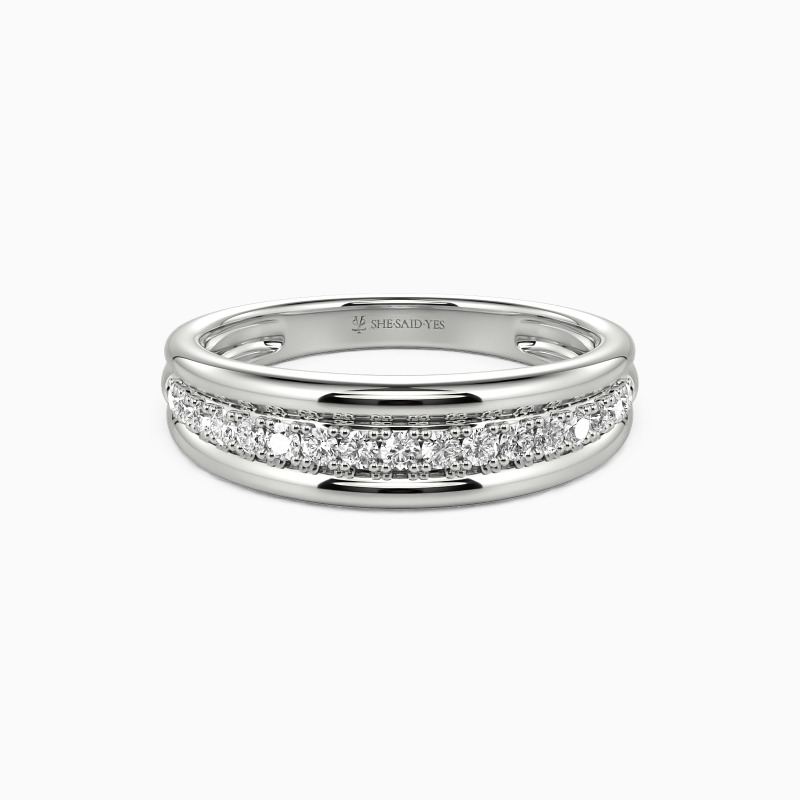 "Forever Together"Men's Wedding Ring
