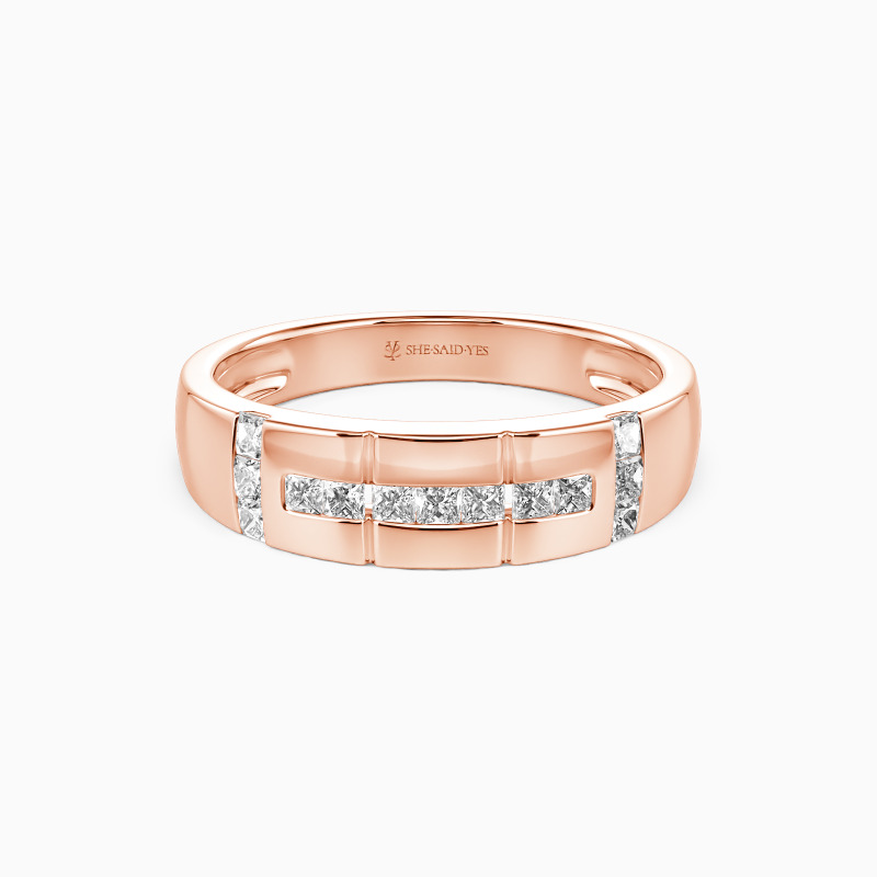 "My Galaxy" Pave Set Men's Wedding Ring