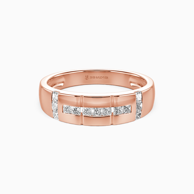 "My Galaxy" Pave Set Men's Wedding Ring