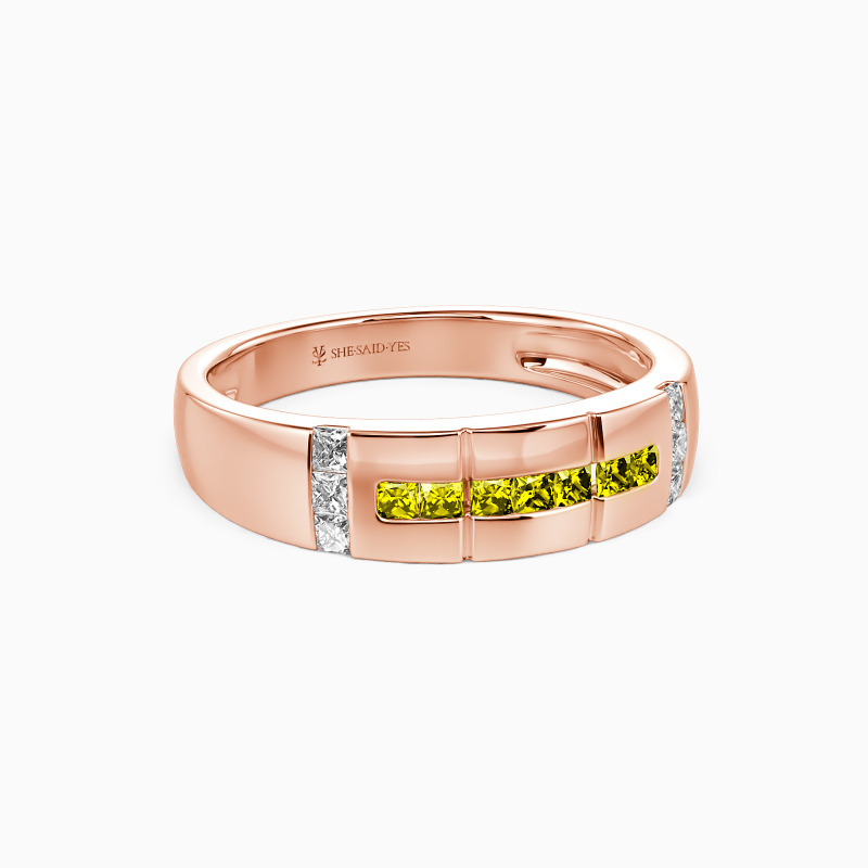 "My Galaxy" Pave Set Men's Wedding Ring