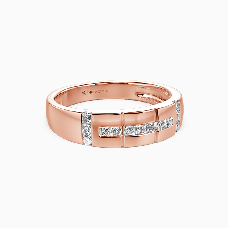 "My Galaxy" Pave Set Men's Wedding Ring
