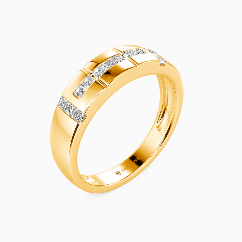 "My Galaxy" Pave Set Men's Wedding Ring