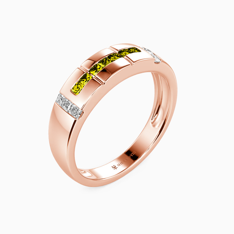 "My Galaxy" Pave Set Men's Wedding Ring