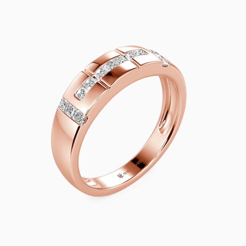 "My Galaxy" Pave Set Men's Wedding Ring